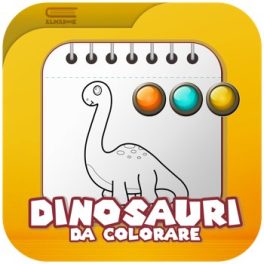 Dinosauri da colorare - Applicazione didattica di AlmaBox