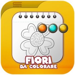 Fiori da colorare - Applicazione didattica di AlmaBox