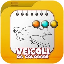 Veicoli da colorare - Applicazione didattica di AlmaBox